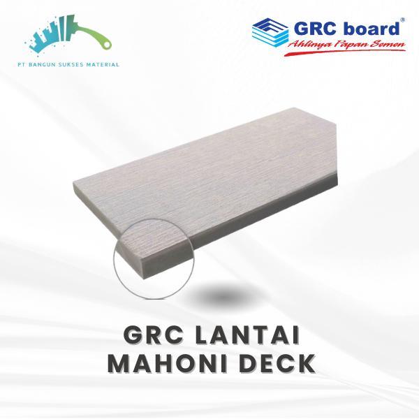 GRC MAHONI DECK 2.4M – Decking Motif Kayu untuk Lantai Outdoor & Teras Original 20mm L1-L3