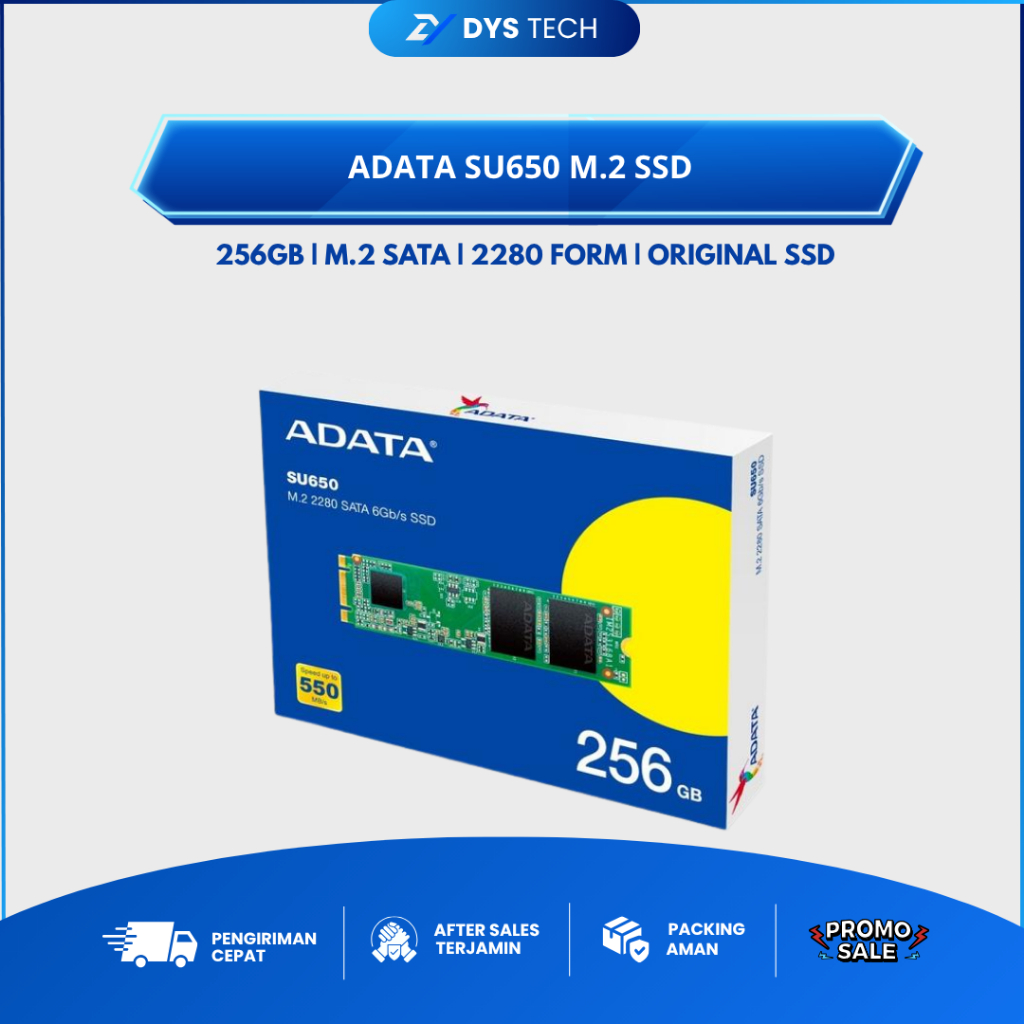 SSD Adata Ultimate SU650 M.2 / M2 2280 SATA - Original - 256GB
