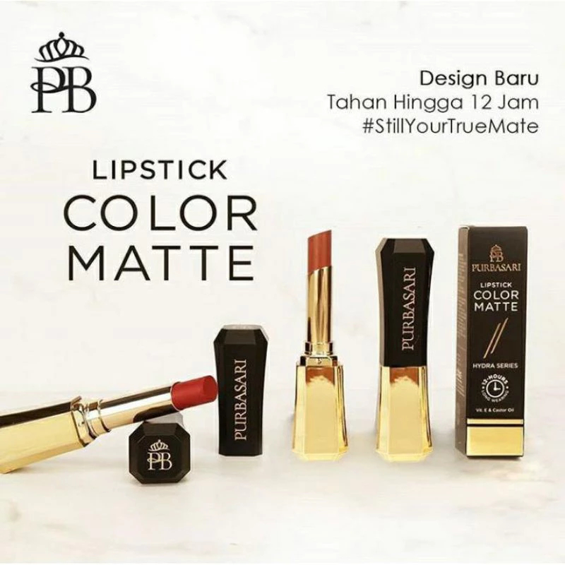 Purbasari Lipstik Color Matte [Kemasan Baru]/ purbasari lipstik matte
