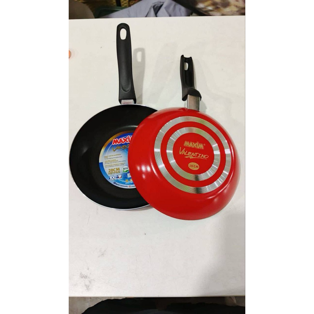 Teflon Maxim Valentino Anti Lengket Ukuran 18cm Hingga 22cm/teflon anti lengket