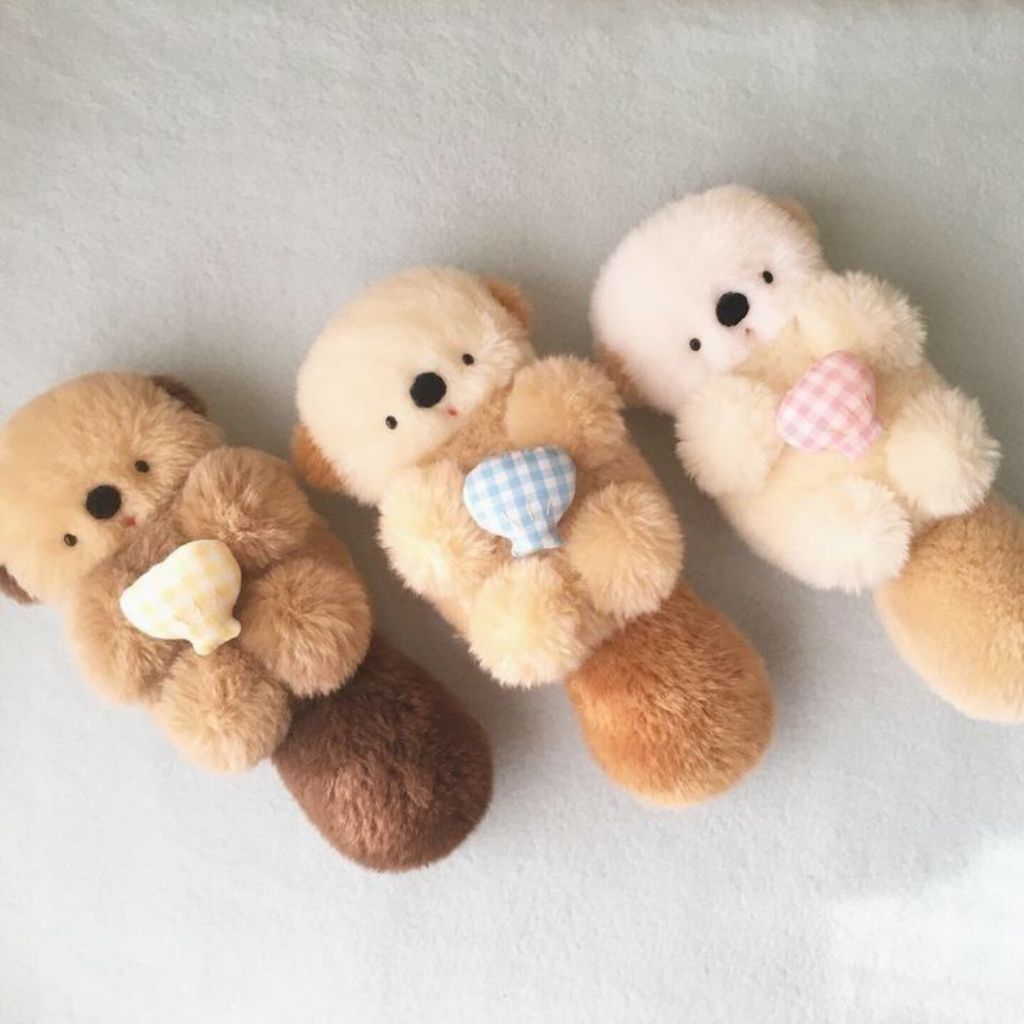 0320starlight boneka hewan otter 15 cm