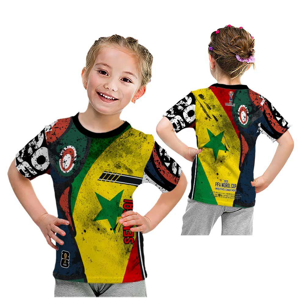 Baju anak perempuan SENEGAL WORLD CUP 2026 // jersey timnas SENEGAL FREE CUSTOM
