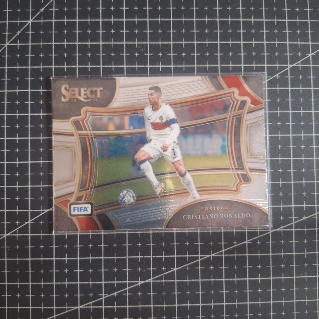 Kartu Christiano Ronaldo Panini Select FIFA Field Level 2023 2024 TCG Trading Card Game
