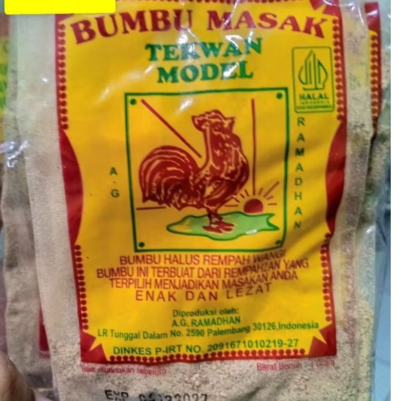 Bumbu instan Tekwan/model Cap Jago