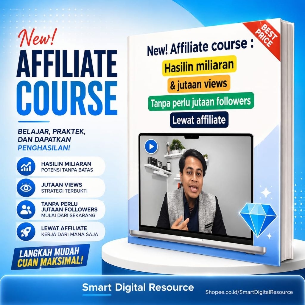 Ecourse Sukses Affiliate Tanpa Banyak Pengikut