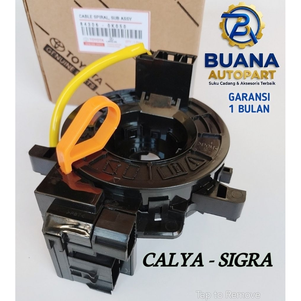 Kabel Spiral Klakson Clock Spring Toyota Calya Sigra Fleksibel Stir Airbag Calya Sigra Audio Control