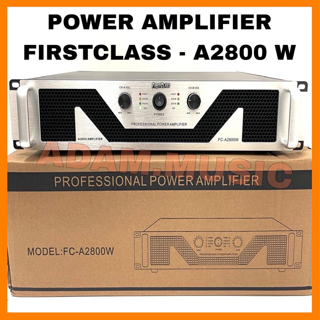Power Amplifier Firstclass FCA-2800w Original Profesional fca2800 ( BISA COD )