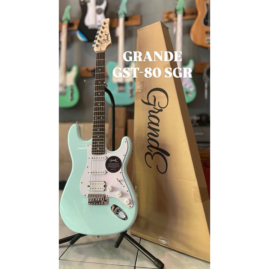 Gitar Elektrik GRANDE GST-80 SGR Original & Baru
