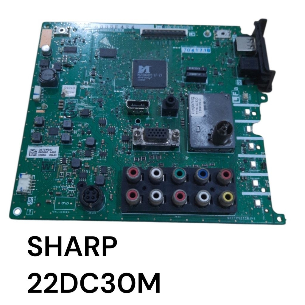 MB TV LED SHARP 22DC30M MAINBOARD MESIN TV LED SHARP
