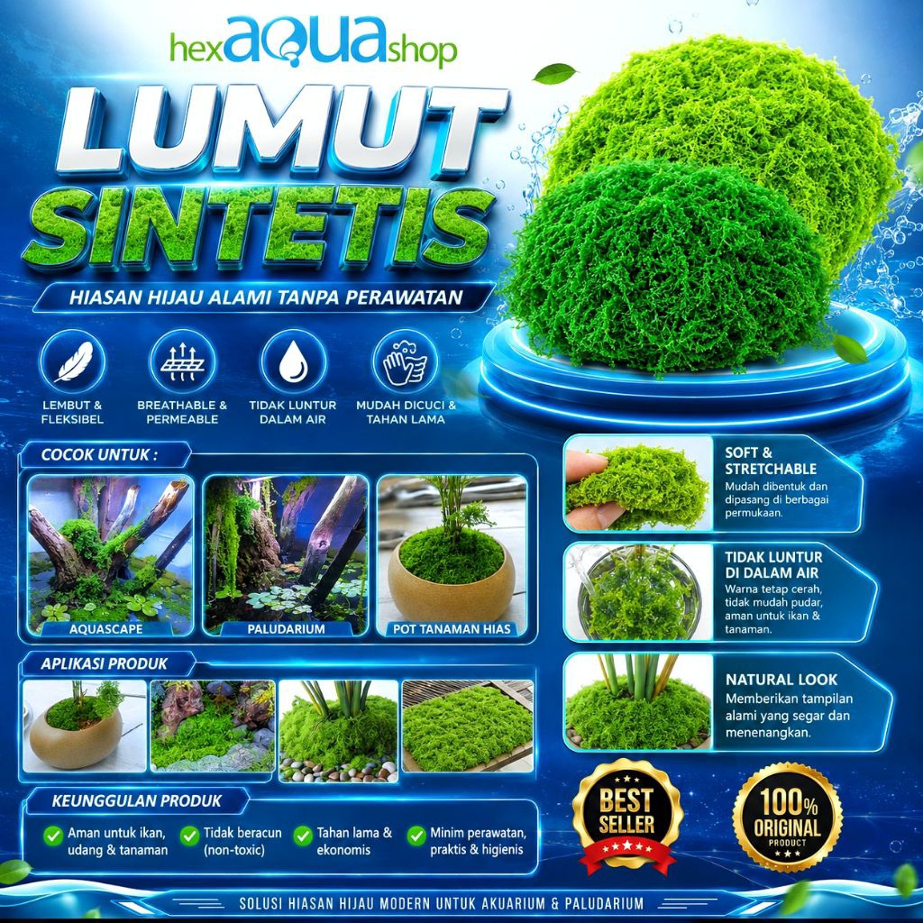 LUMUT SINTETIS / LUMUT ABADI / MOSS DRIED / LUMUT AWETAN / DEKORASI MOSS / DEKORASI LUMUT