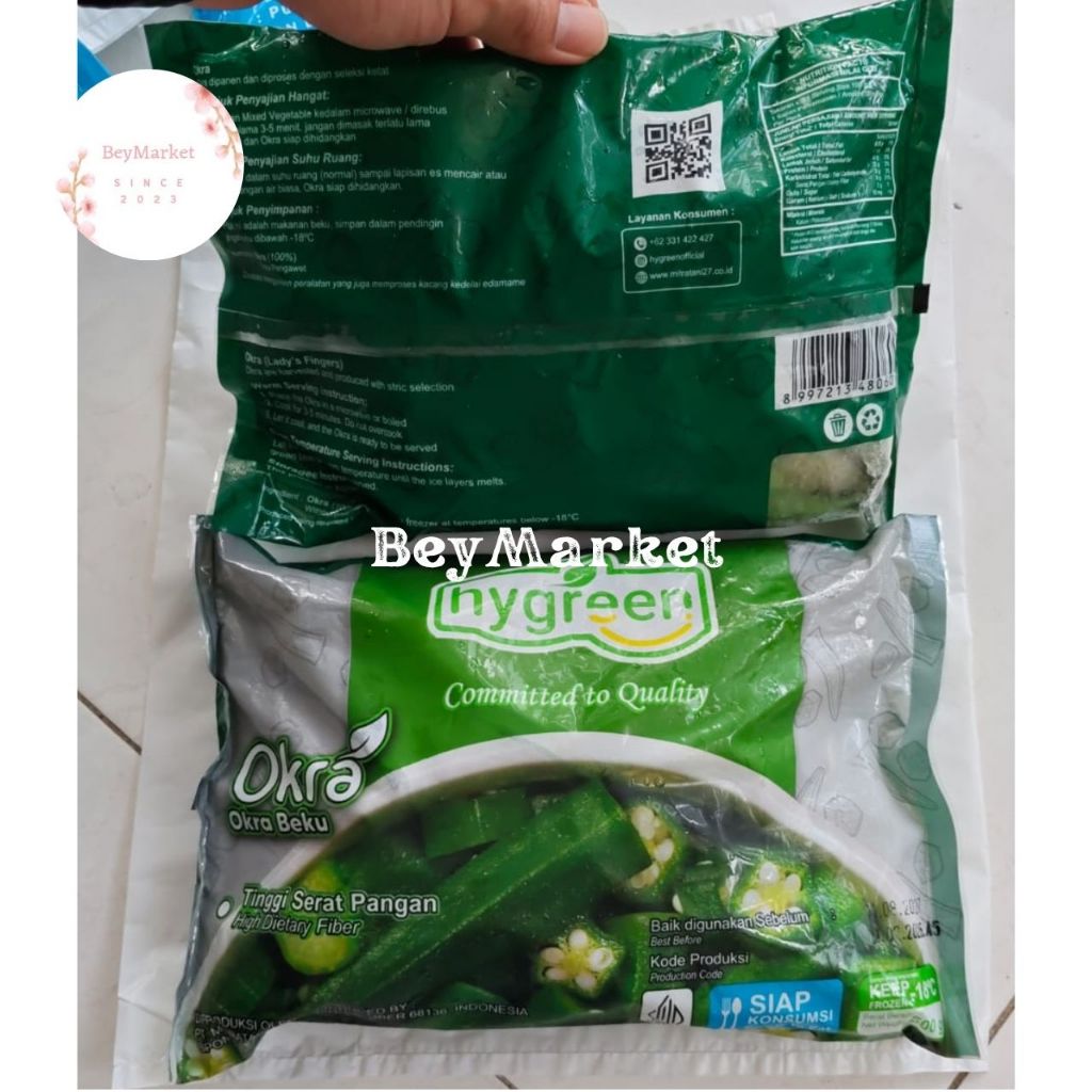 Hy Green Okra Frozen 500gr