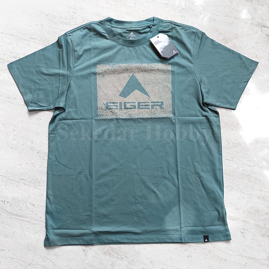 KAOS EIGER FINGERPRINT KAUS PRIA BASIC LOGO ORIGINAL