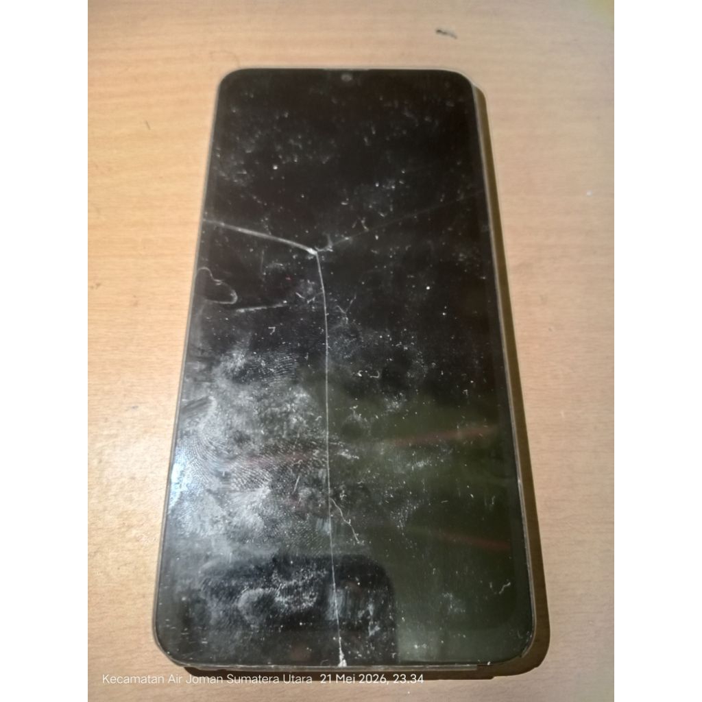 Lcd Plus Frame Samsung A10s Minus Retak Normal