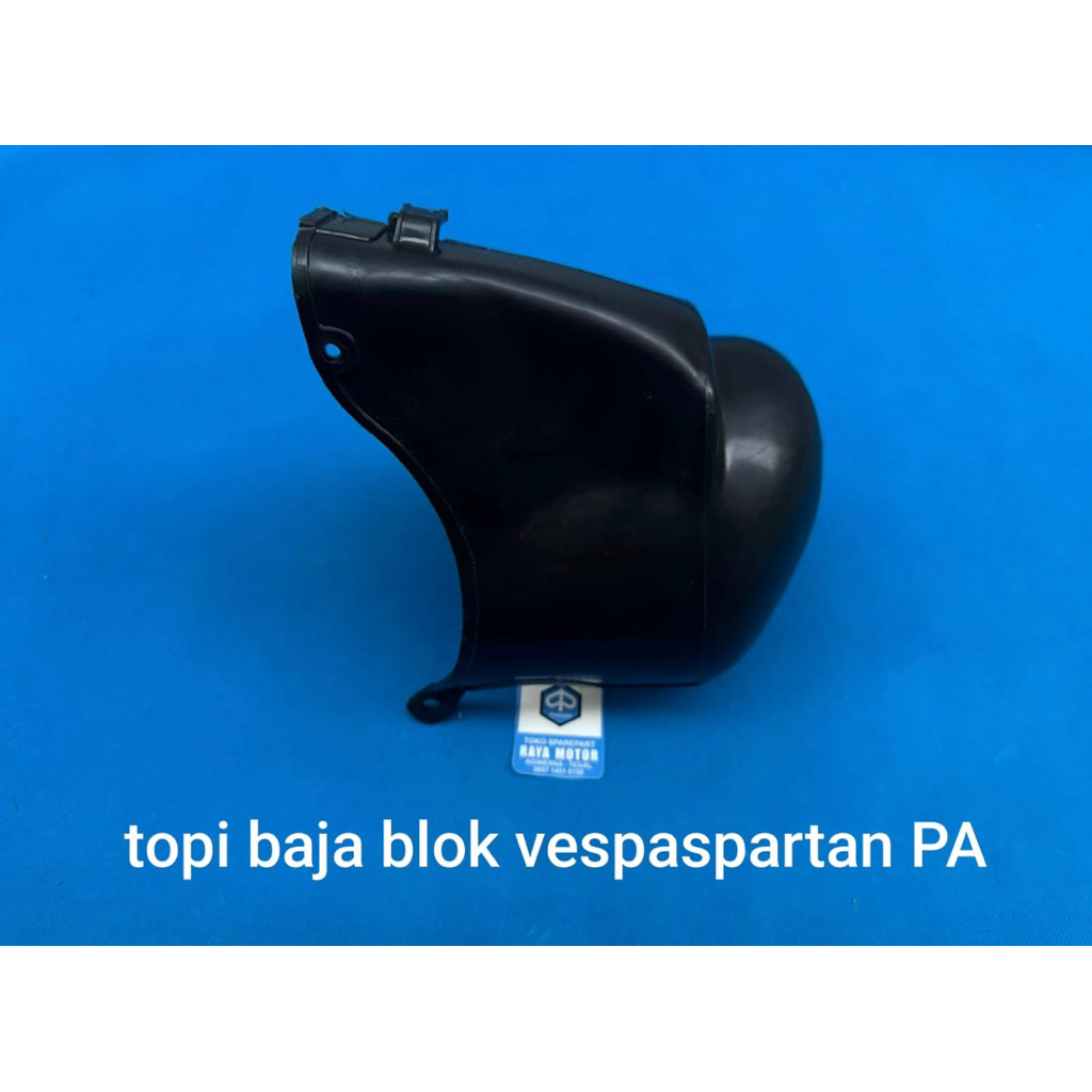 topi bajaj,topi blok,tutup blok vespa spartan.excel 200 original