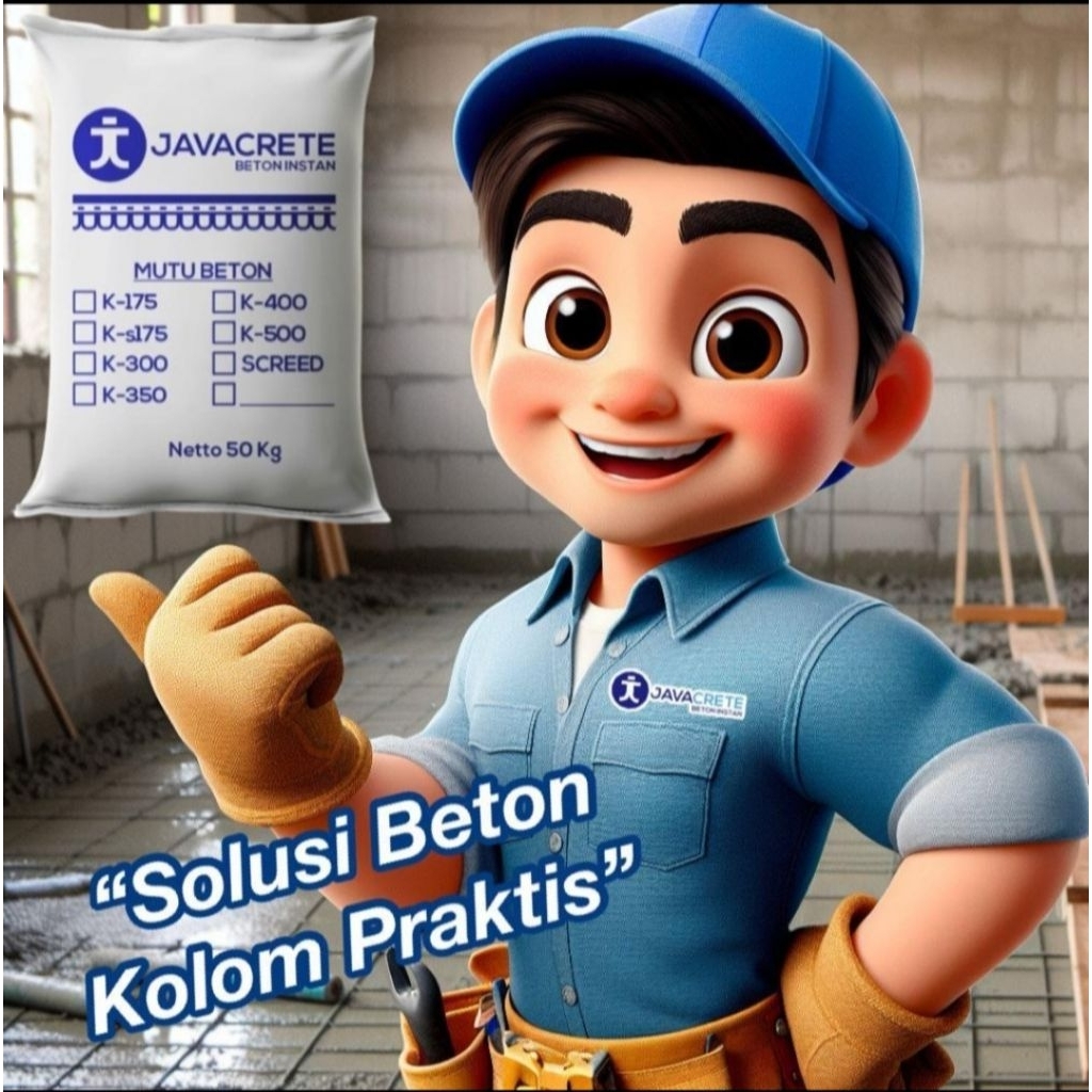 Beton Kolom Praktis 50kg // Beton Instan