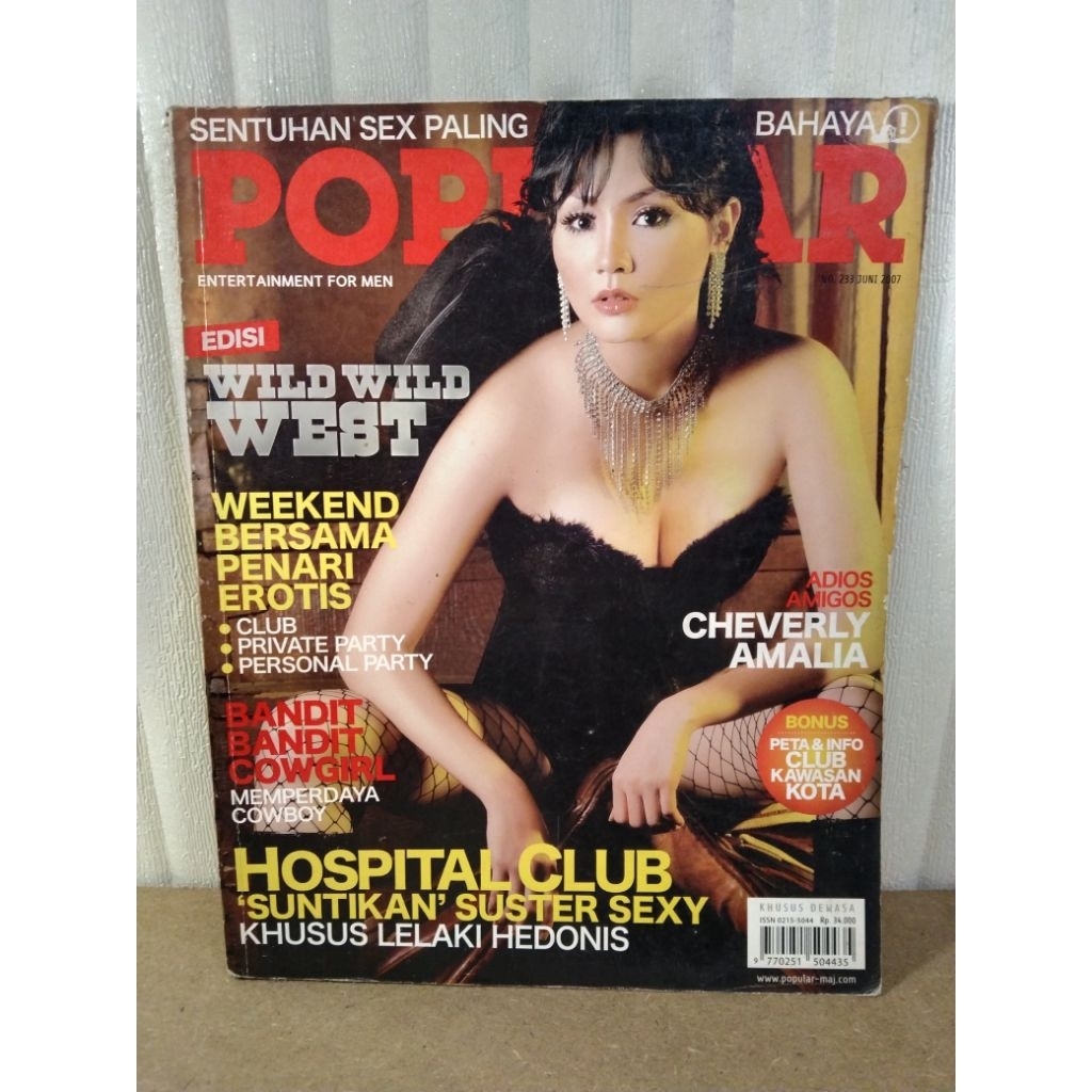 Majalah POPULAR | Cover : Cheverly Amalia | Edisi : Juni 2007 no.233