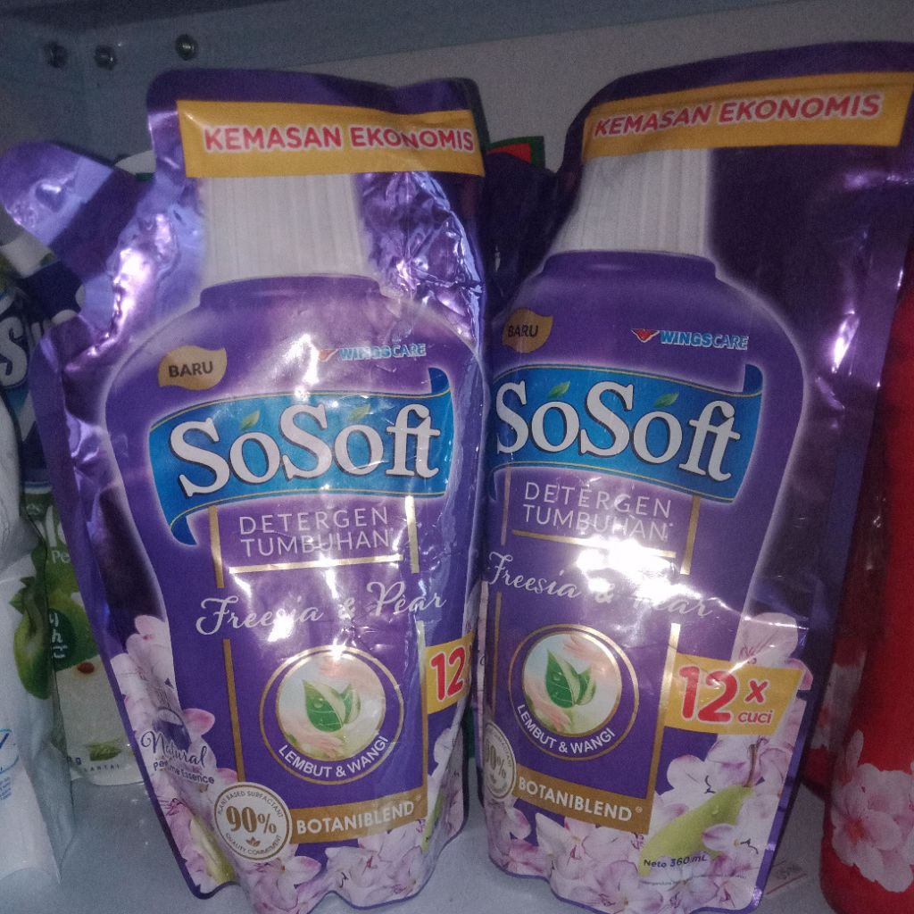sosoft detergent cair refill