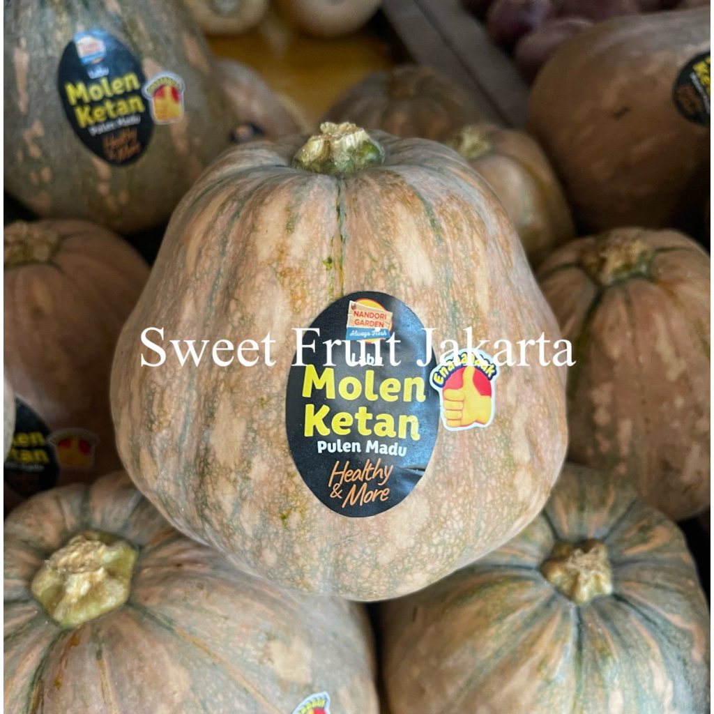 Labu Melon Ketan Pulen Madu Super Fresh / Labu Melon Madu / Pcs