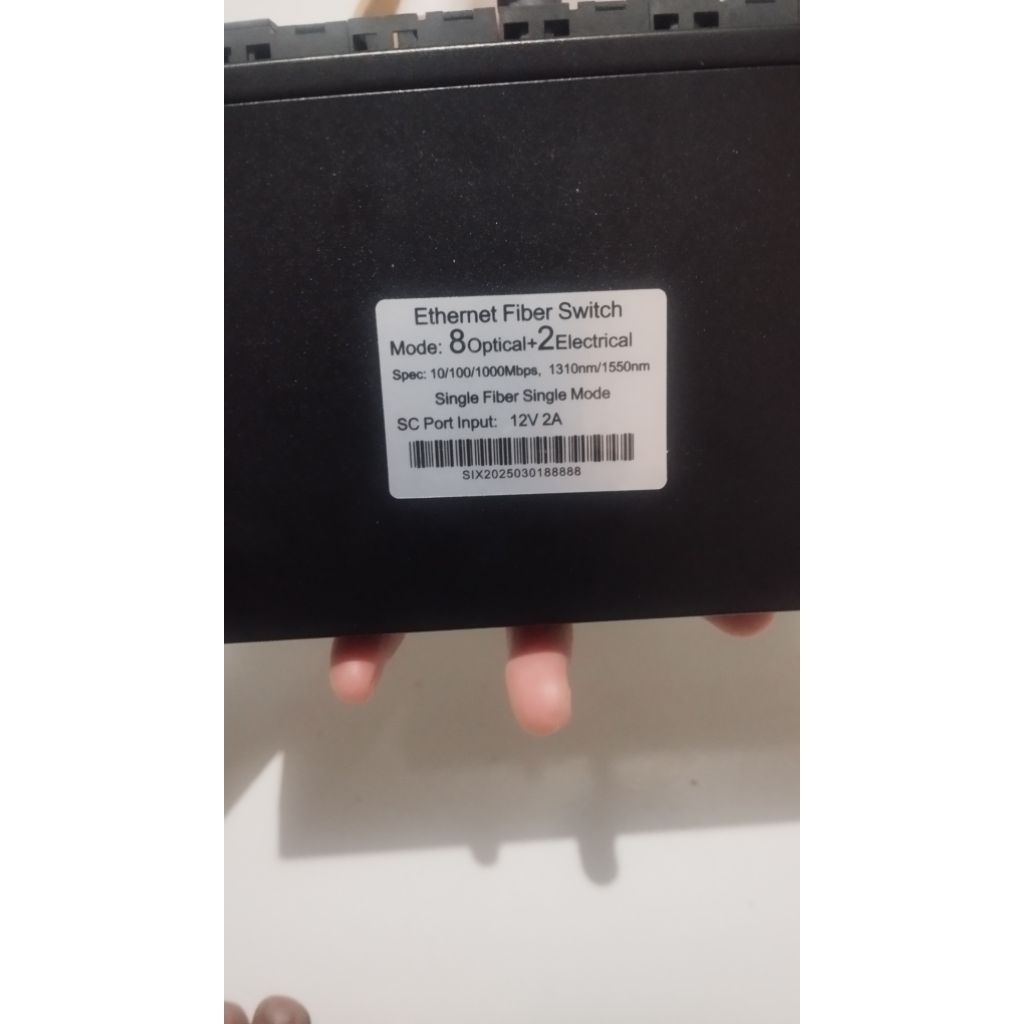 media converter fo 8 + lan 2
