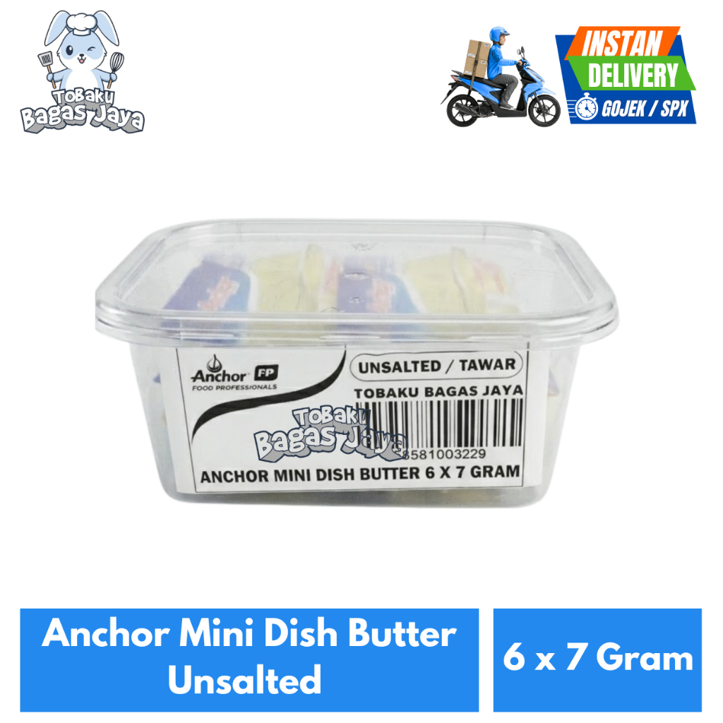 Anchor Minidish Butter Unsalted 6x7 Gram