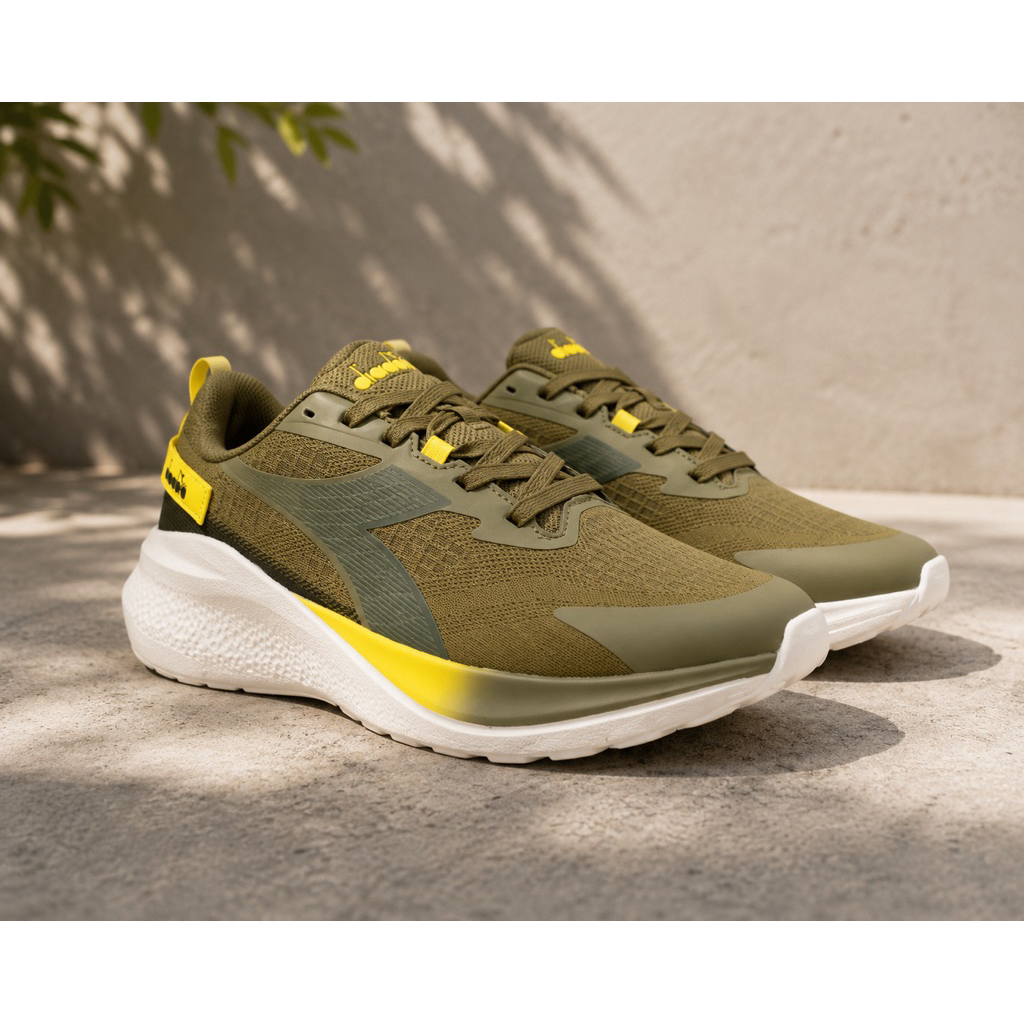 (DIARU250902A) Diadora Parano Men's Running Shoes - Army ORIGINAL