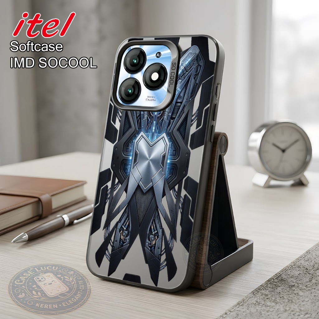 IMD Casing Itel A60 P55 5G A80 A50 4G S23 PLUS Pelindung Hp Glossy Silikon Case Lucu Casing Hp Softc