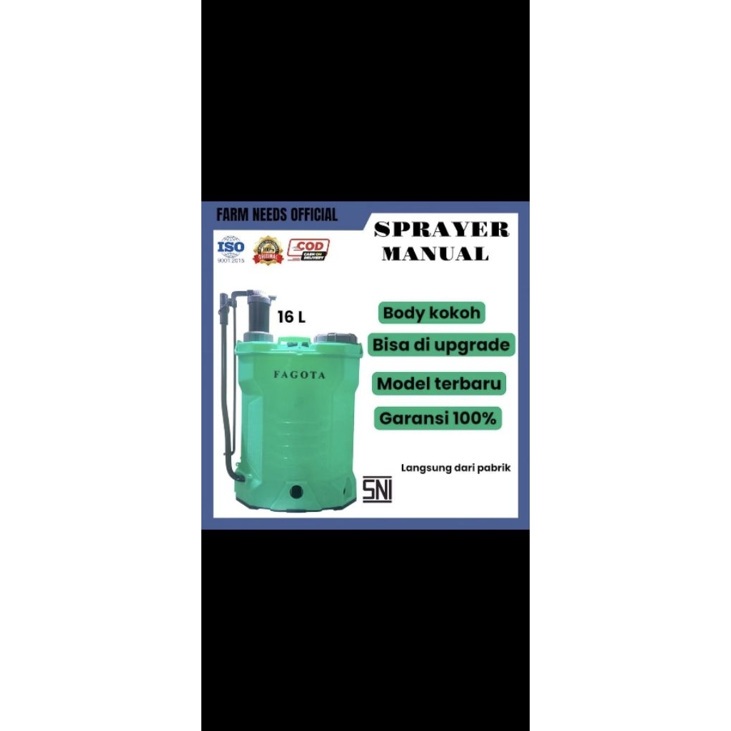 sprayer fagota manual 10 Liter