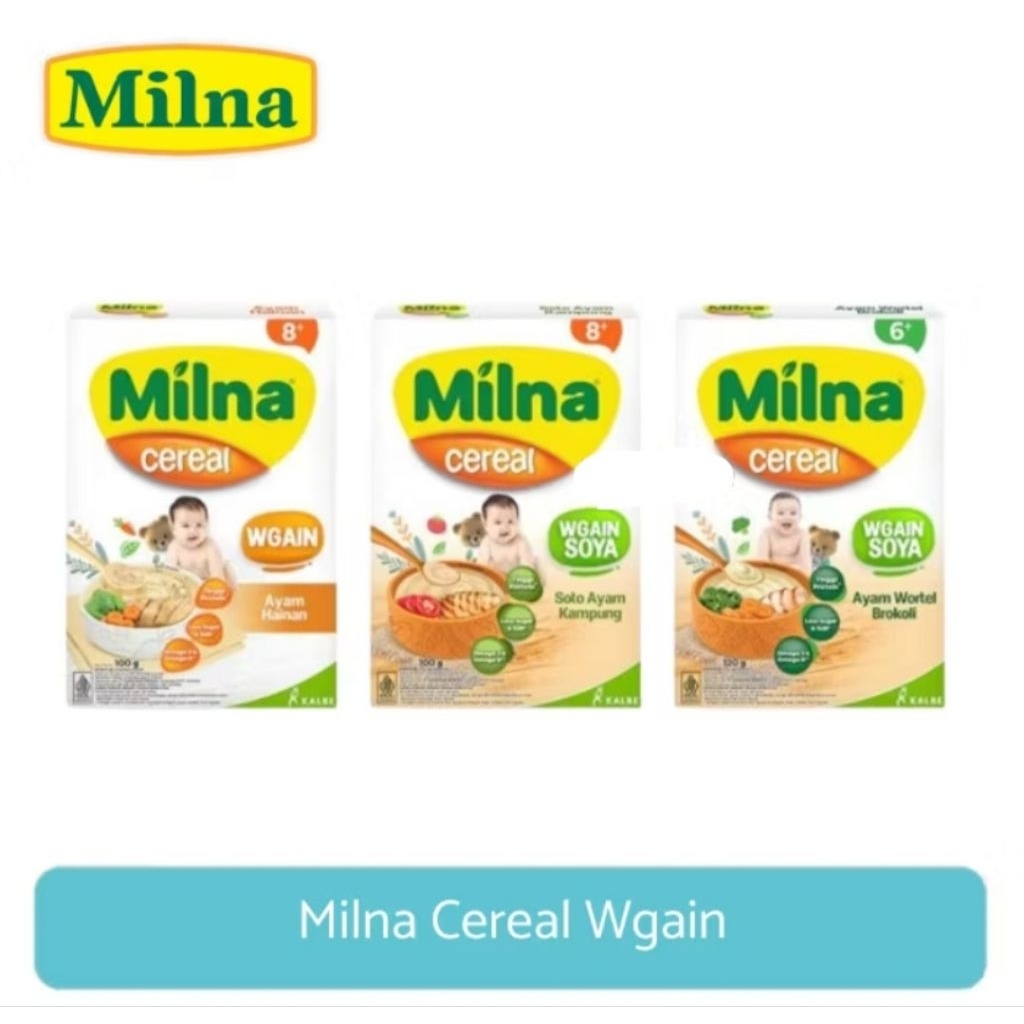 New Milna Cereal Wgain/Wgain Soya 6+ 8+