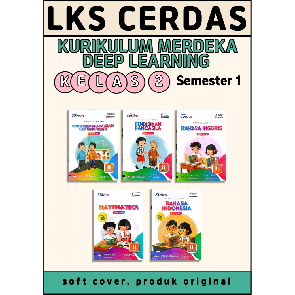 LKS CERDAS KELAS 2 SD SEMESTER 1 KURIKULUM MERDERKA (PT Warna Mukti Grafika) (2026)