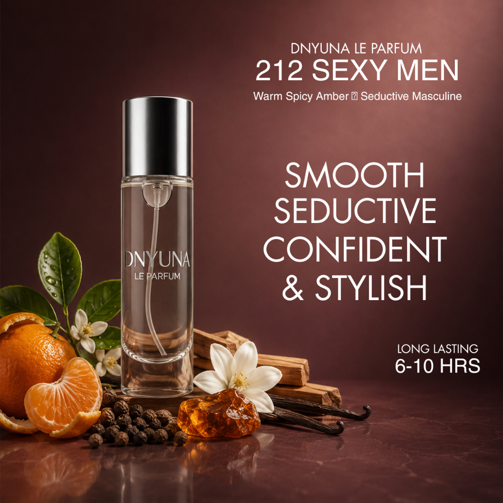 Dnyuna Le Parfum 212 Sexy Men Parfum Refill Pria Tahan Lama Sexy Spicy Seductive Nightlife Vibes