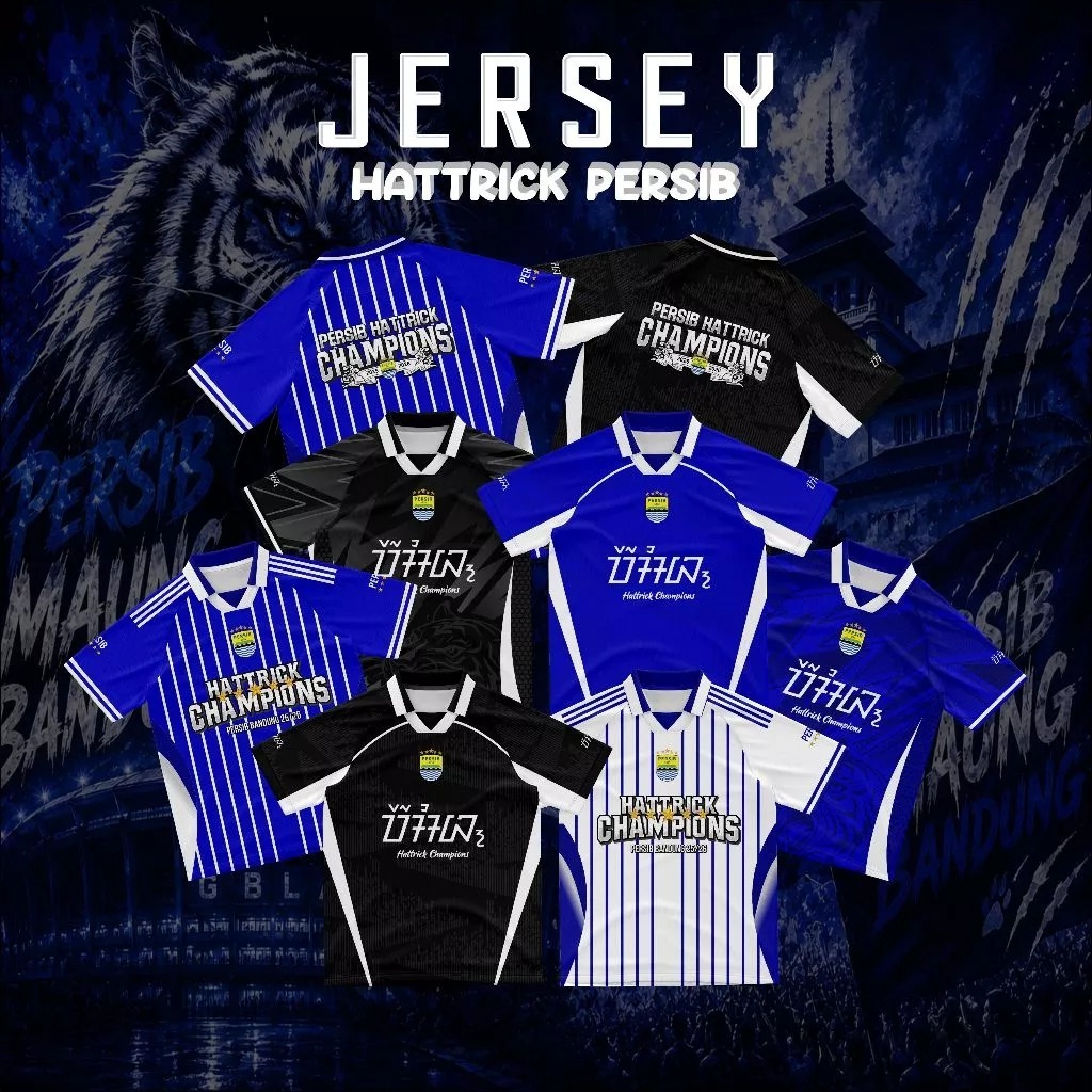 JERSEY OVERSIZE PERSIB HATTRICK JUARA