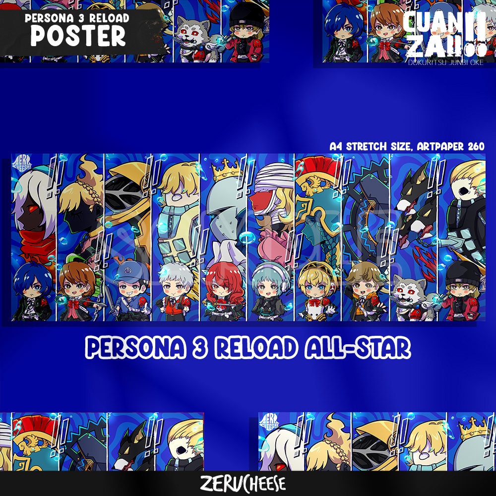 Poster Persona 3 All-Star - PERSONA 3 RELOAD