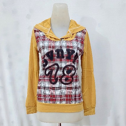 ATASAN WANITA HOODIE LENGAN PANJANG KAOS WANITA TANGAN PANJANG SWEATSHIRT