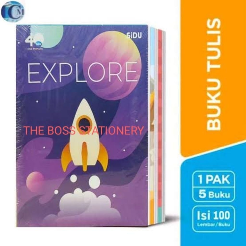 [PACK ISI 5] BUKU TULIS SIDU ISI 100 LEMBAR / BUKU TULIS ISI 100 LEMBAR SIDU