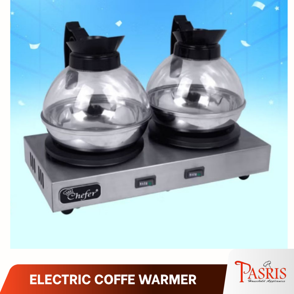 COFFEE WARMER / TEA WARMER + 2 TEKO DECANTER SET