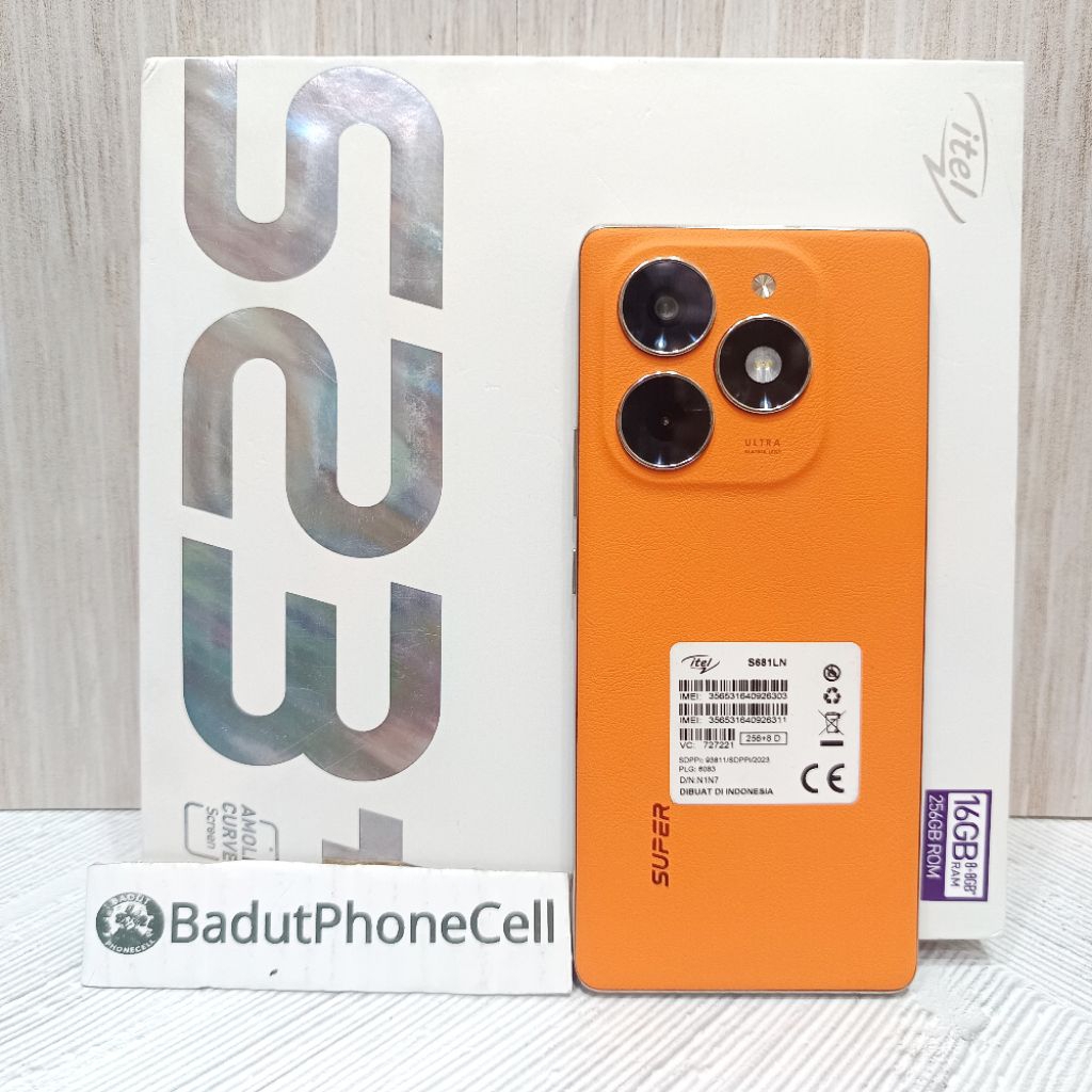 ITEL S23+ PLUS 8/256GB HANDPHONE SECOND BEKAS FULLSET
