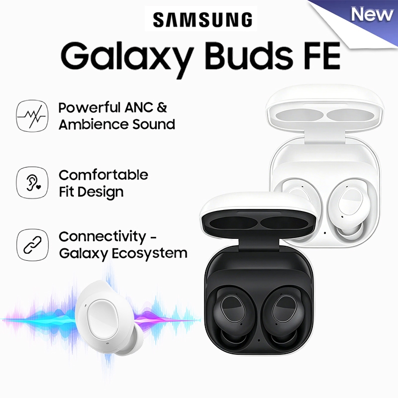 [Original 100%] Samsung Galaxy Buds FE In-Ear Earbuds Bluetooth Noise Reduction Stereo Sound Daily S