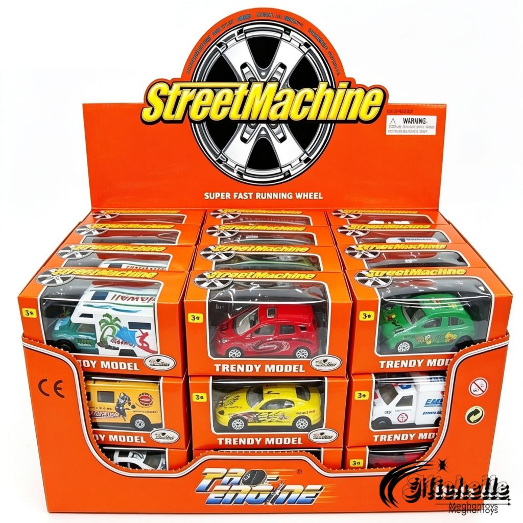 Mainan Diecast Miniatur Mobil Kendaraan Street Machine Trendy Berbagai Model