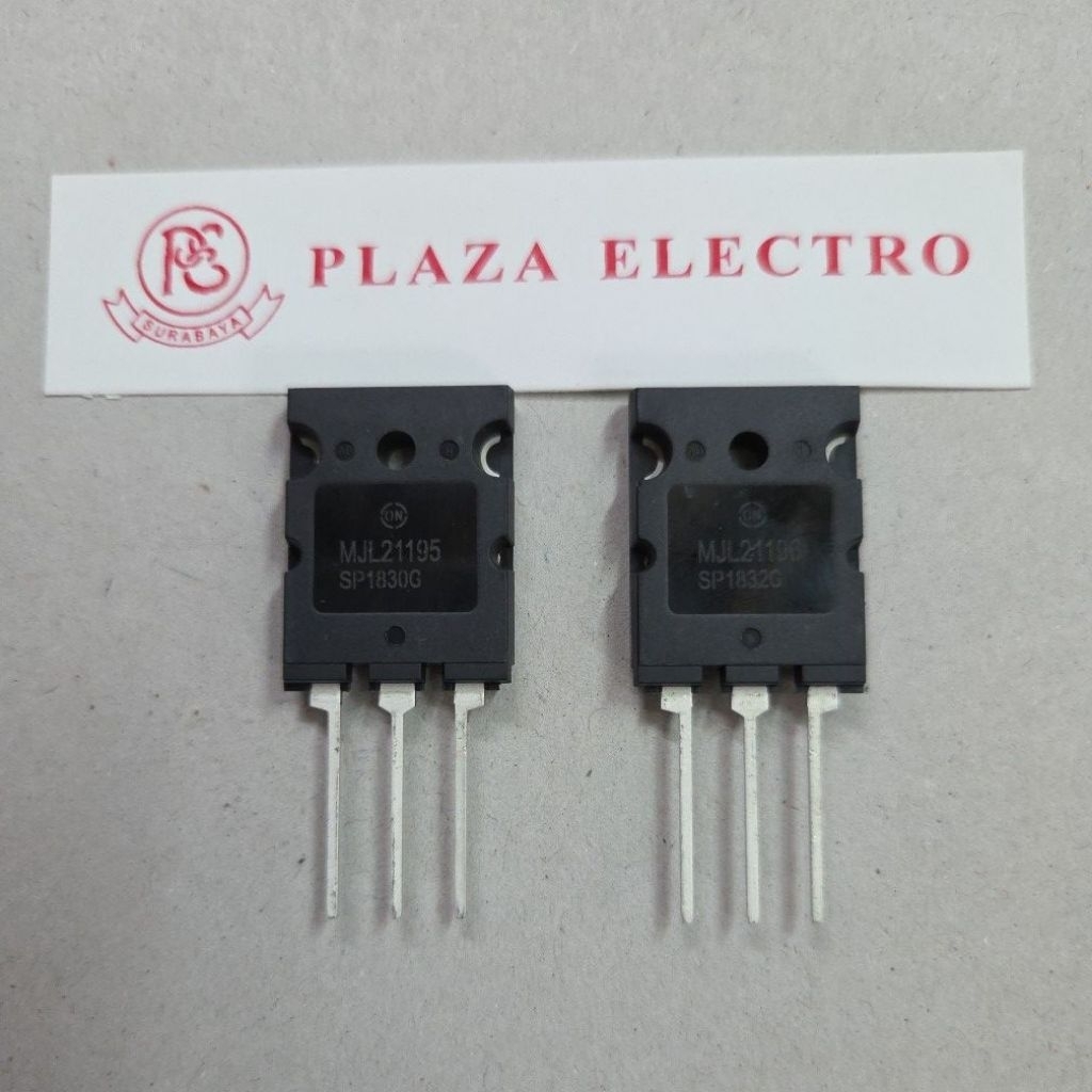 TR TRANSISTOR MJL 21195 A & MJL 21196 A SET ASLI ORIGINAL MJL21195 MJL21196