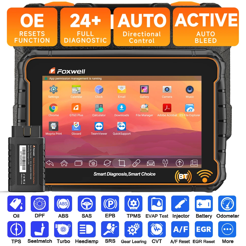 REKOMENDASI Foxwell GT60 OBD2 Scanner Otomotif 24+: Reset ABS, SAS, TPMS, ODB 2, OBD2 Scanner,