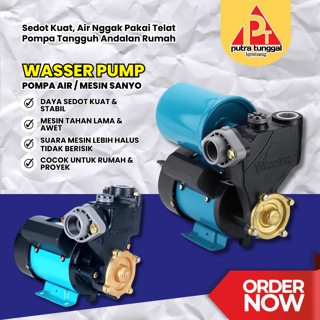 Pompa Air / Mesin Sanyo Wasser Pump