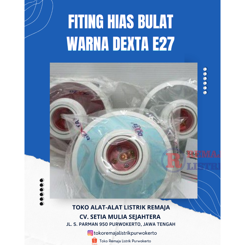 Fiting Warna Bulat Dexta DX - 506