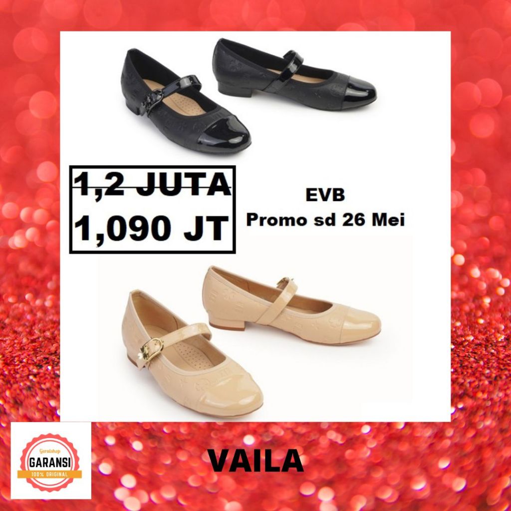Sepatu flat shoes EVB wanita seri VAILA SALE 100% original