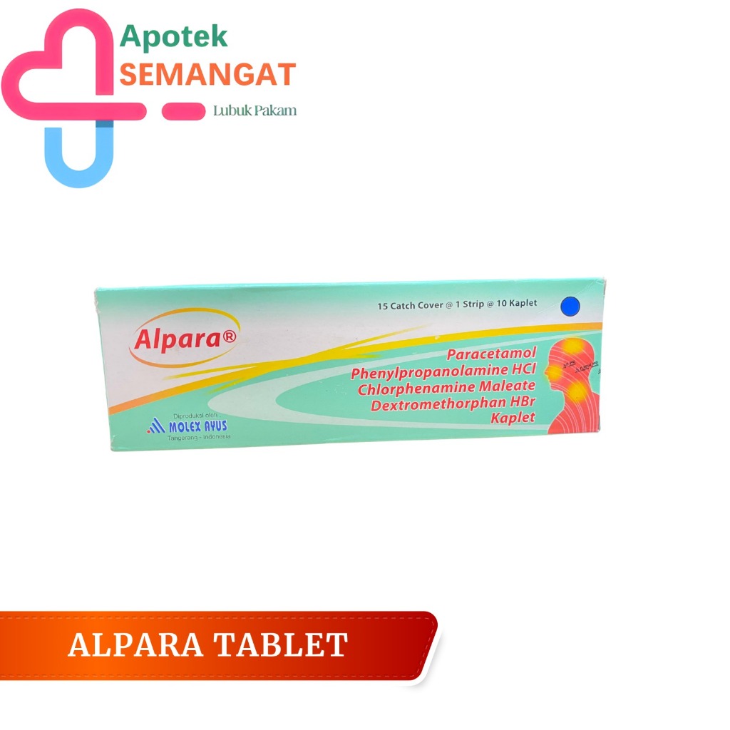 Alpara Obat Flu & Batuk - 1 Strip (10 Kaplet)