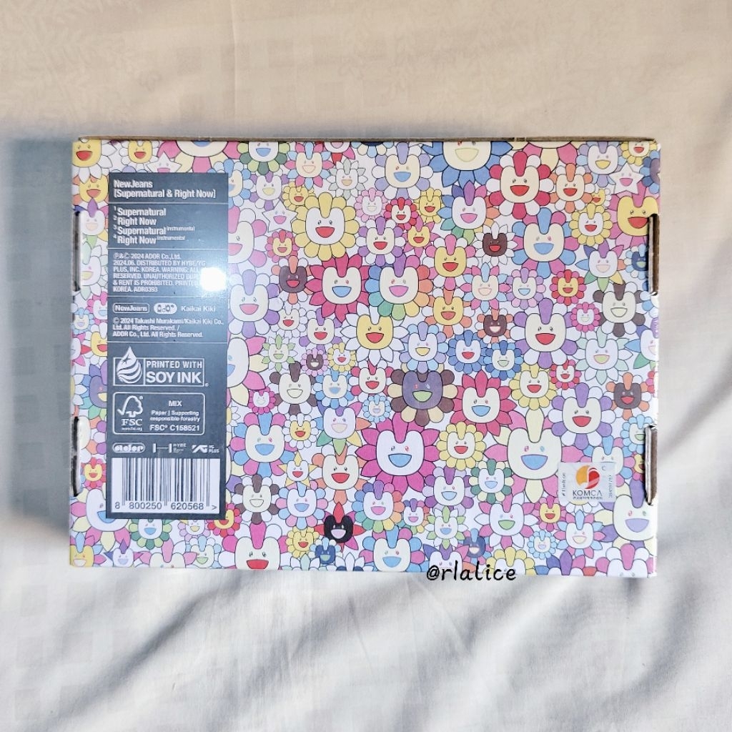 Album Newjeans Supernatural × Murakami Drawstring Bag (Grup)