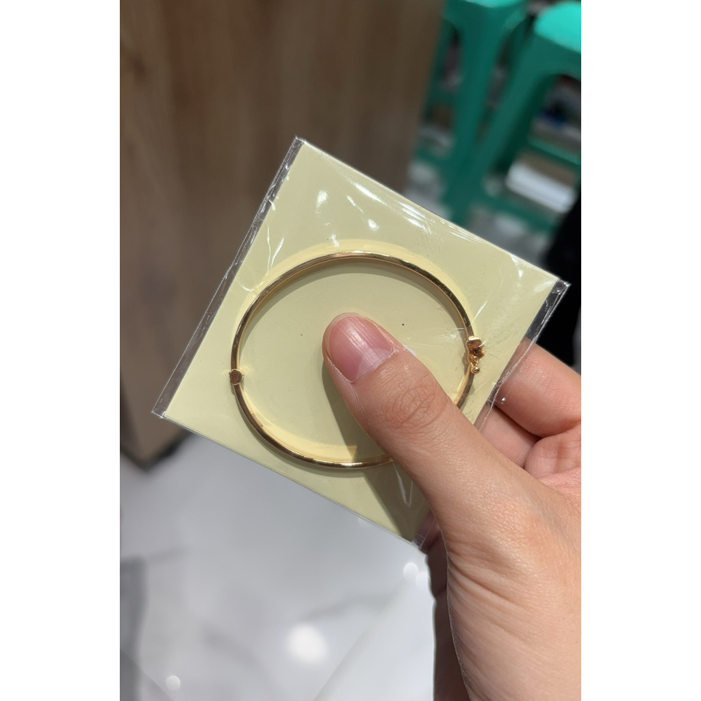 Gelang Bangle Polos Garis