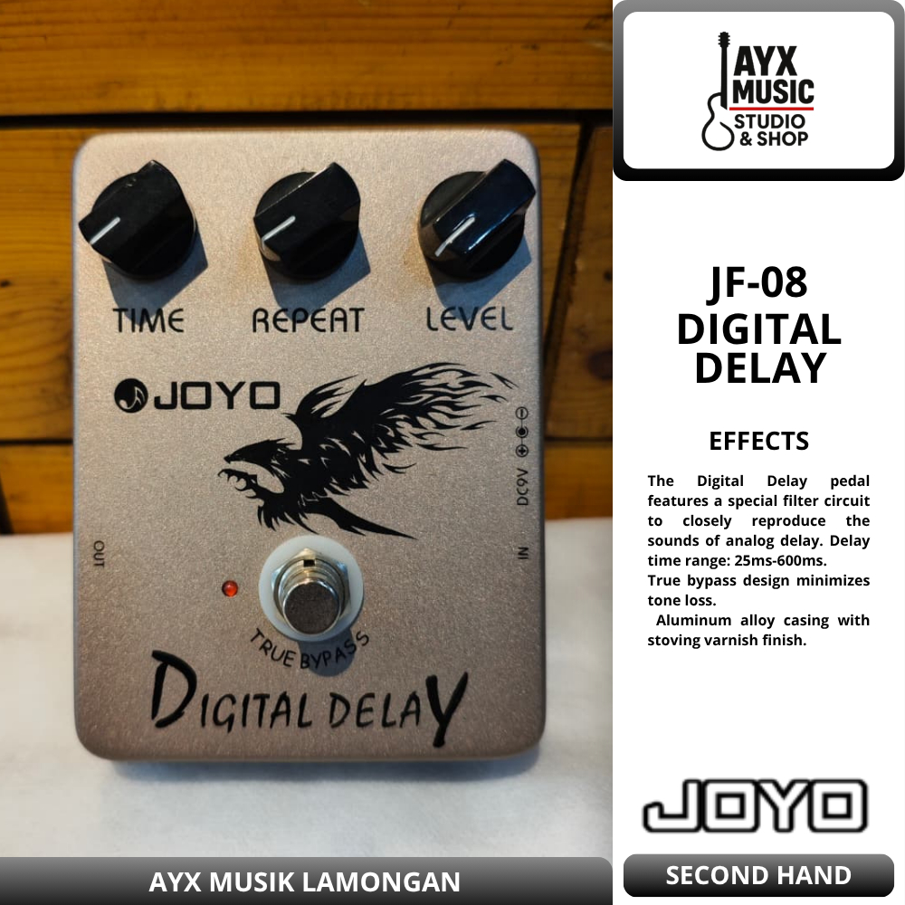 JOYO JF-08 Digital Delay | Efek Gitar