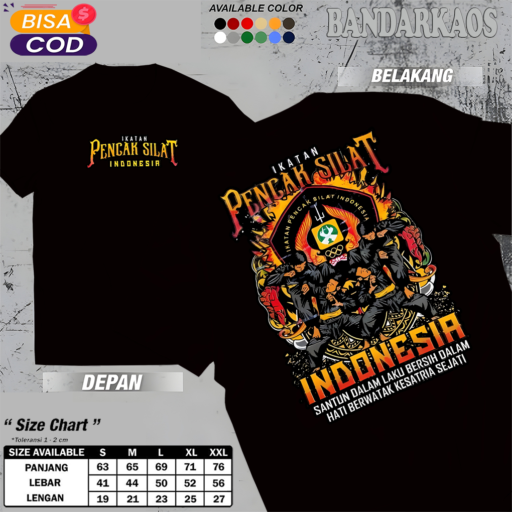 BANDARKAOS96 KAOS IPSI TERBARU-KAOS IPSI KEREN-KAOS IPSI IKATAN PENCAK SILAT INDONESIA-KAOS IPSI MUR