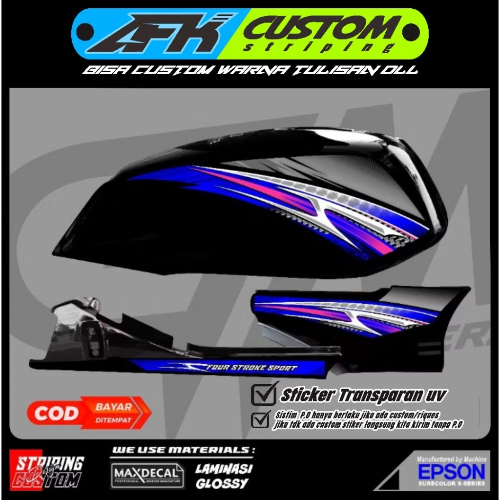 STRIPING GL PRO MAX/STRIPING GL PRO MAX VARIASI/STRIPING GL PRO MAX CUSTOM/STRIPING GL PRO MAX VARIA