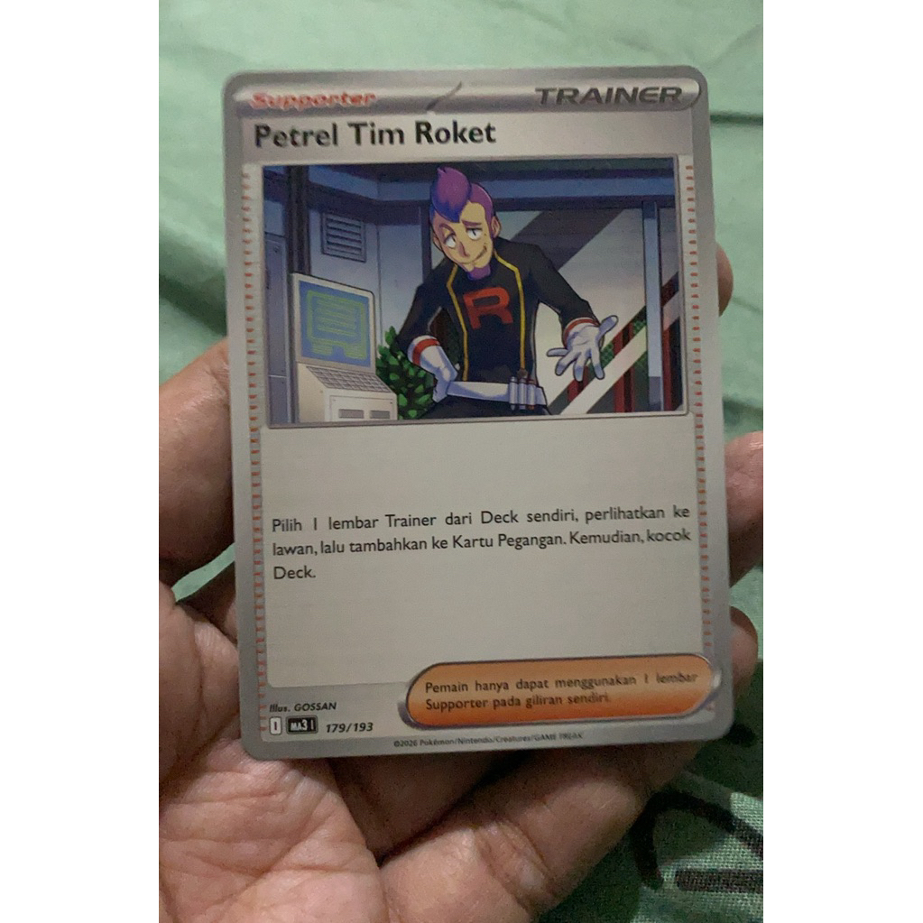 Petrel Tim Roket 179/193 TCG pokemon indonesia